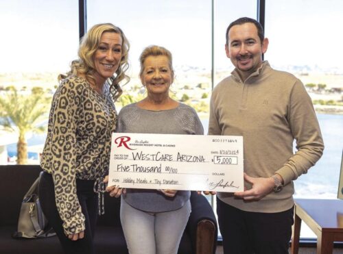 Riverside Resort Supports WestCare Arizona’s Mission with Generous Donation 