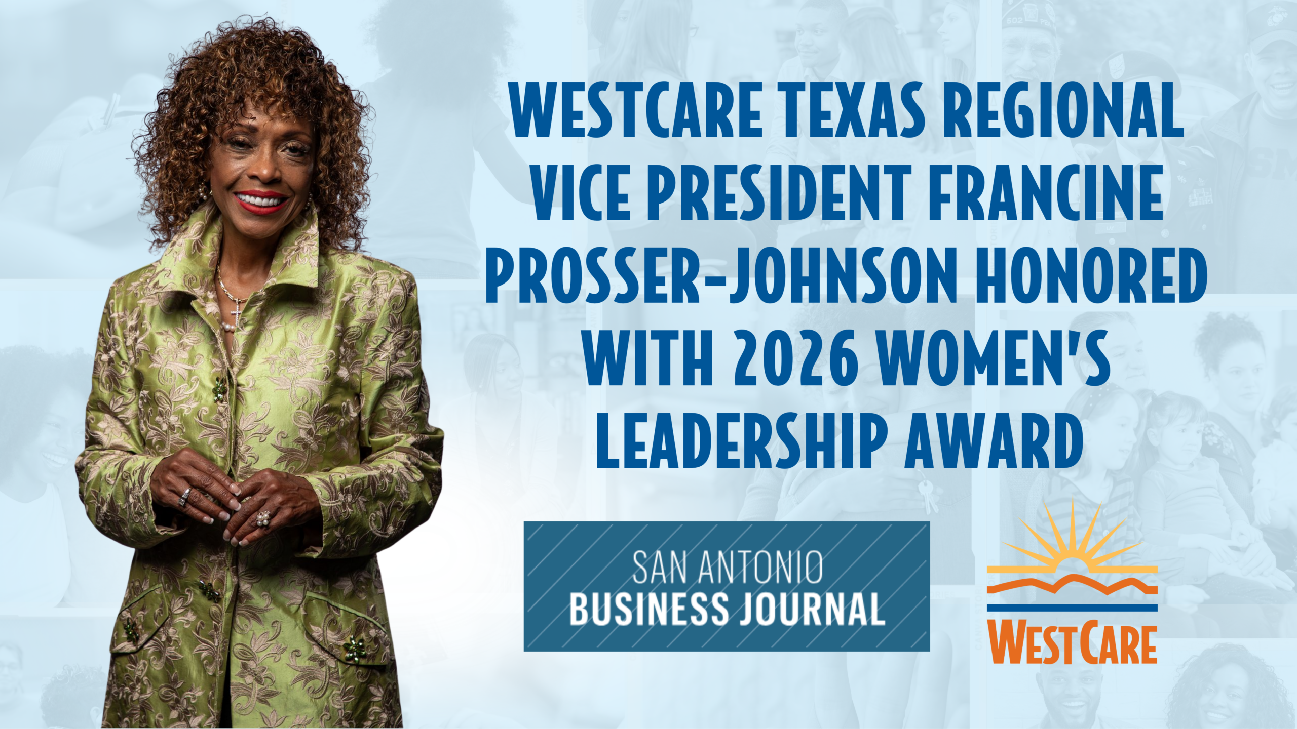 You are currently viewing WestCare Texas Regional Vice President Francine Prosser-Johnson Honored with 2026 Women’s Leadership Award 